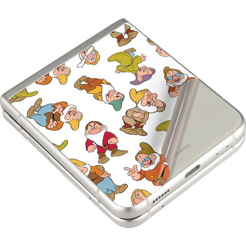 Disney Snow White Dwarfs Pattern Galaxy Z Flip4 5G Skin